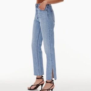 Aritzia Denim Forum THE JONI HIGH RISE SPLIT 28L